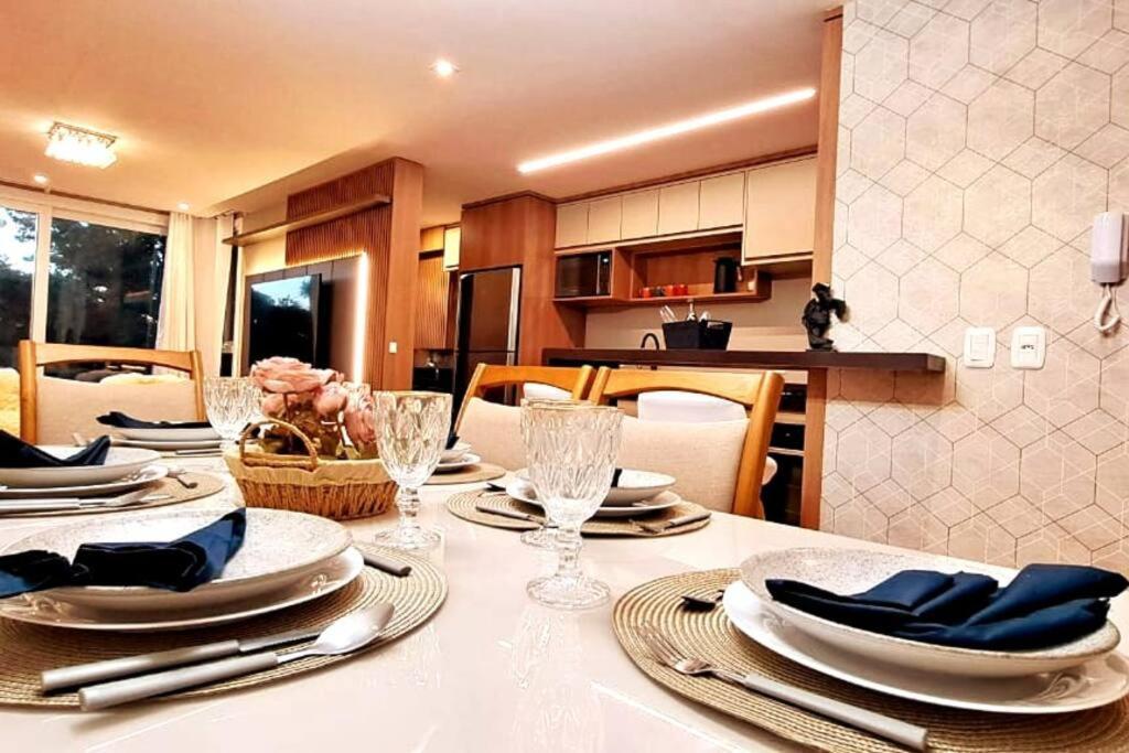 Luxuoso Apartamento Em Gramado - 2 Suites Exterior foto